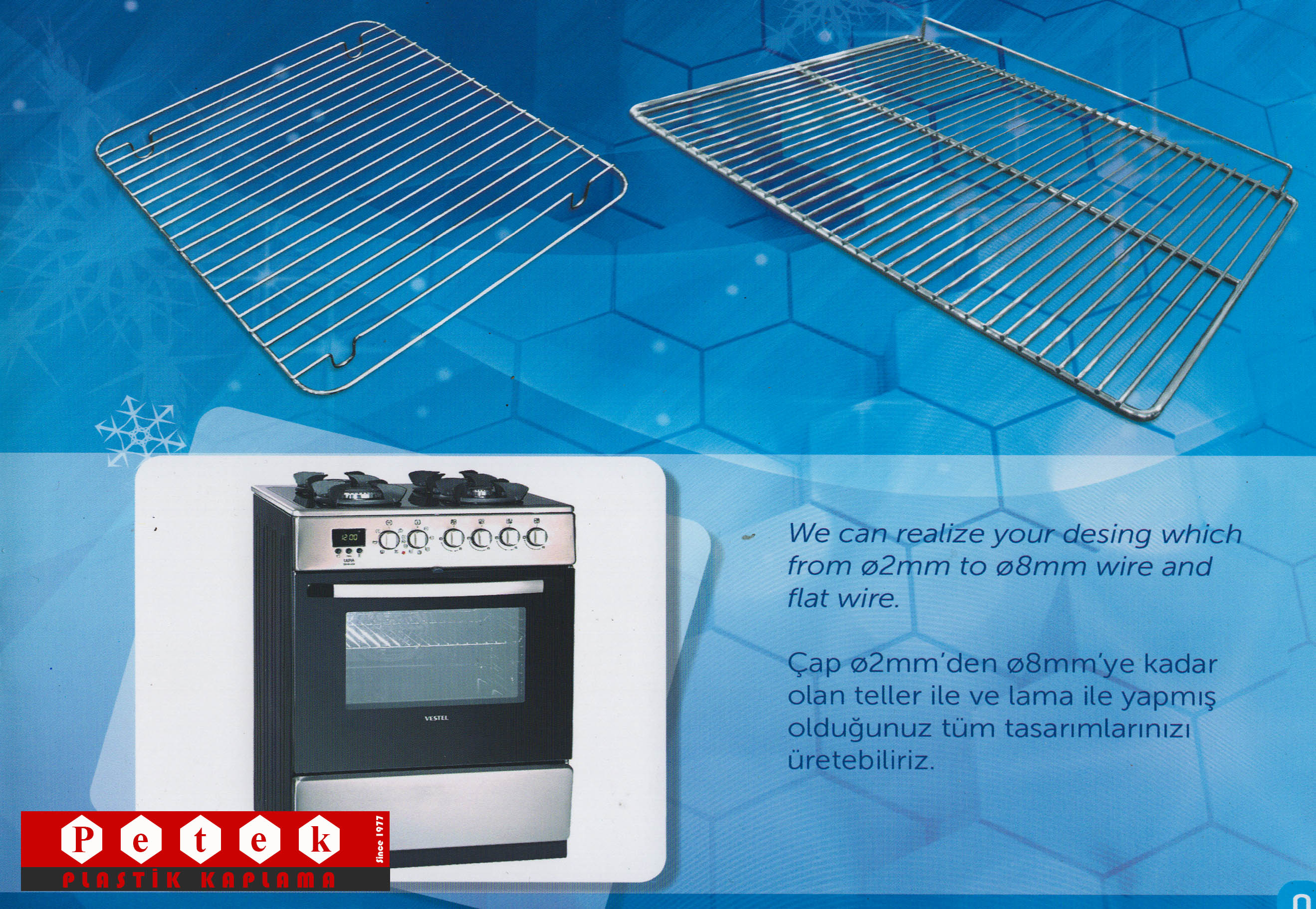 FIRIN TEL IZGARALAR (Cr-Ni)